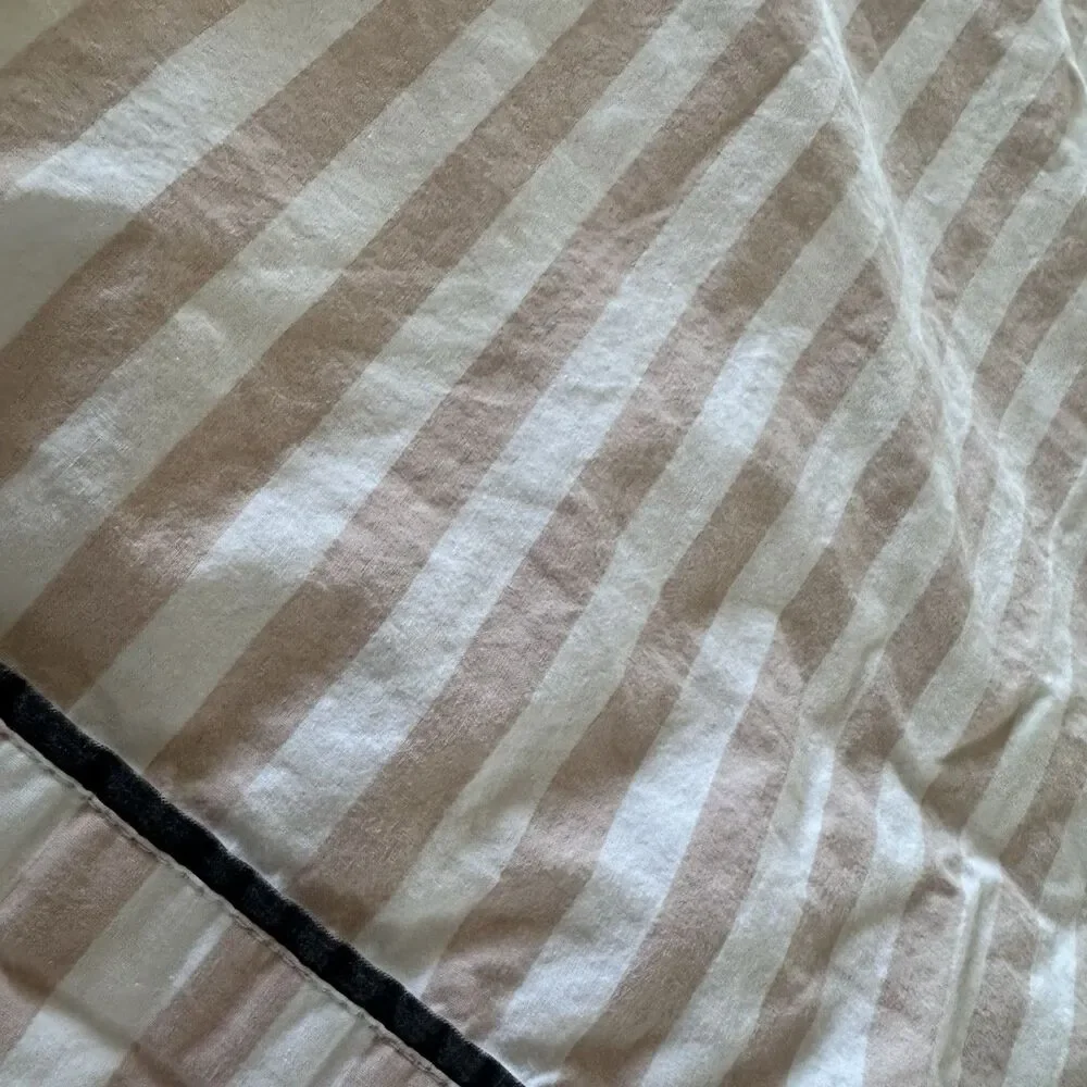 POTTERY BARN EMILY & MERITT PIRATE STRIPE XL Twin Sheet Set Pink